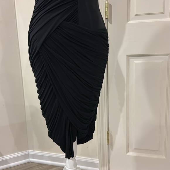 Bailey 44 black cocktail midi dress size S - Picture 4 of 7